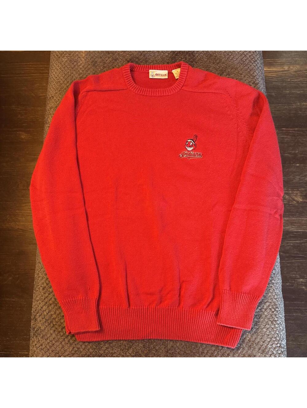 Vintage Cleveland Indians Crewneck Sweatshirt Men's Medium Chief Wahoo 1990s MLB
